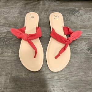 NWOT a new day Bow Sandals